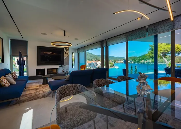 Luxury Seafront Aman With Pool Villa Korcula Town